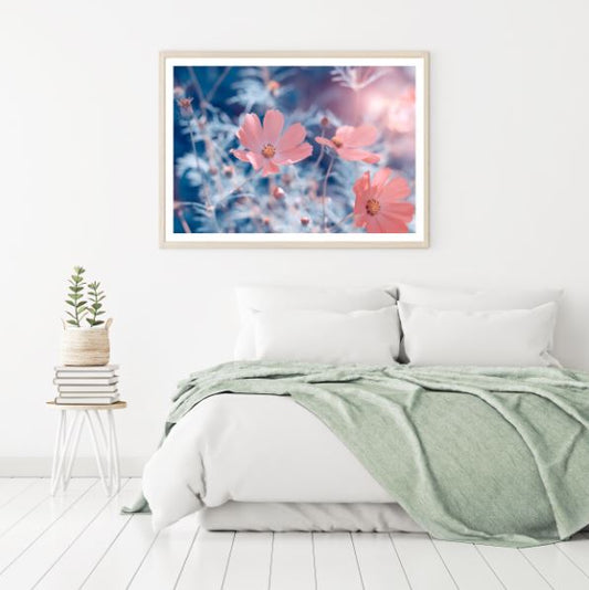 Colorful Flowers Closeup Photograph Home Decor Premium Quality Poster Print Choose Your Sizes