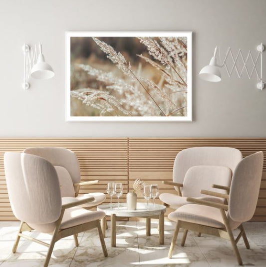 Dry Grass Closeup Photograph Home Decor Premium Quality Poster Print Choose Your Sizes