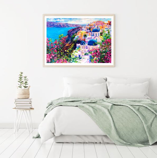 City Oil Painting Scenery Home Decor Premium Quality Poster Print Choose Your Sizes