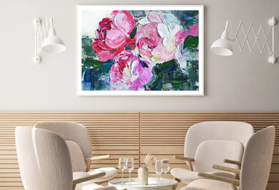 Colorful Flowers Oil Painting Home Decor Premium Quality Poster Print Choose Your Sizes