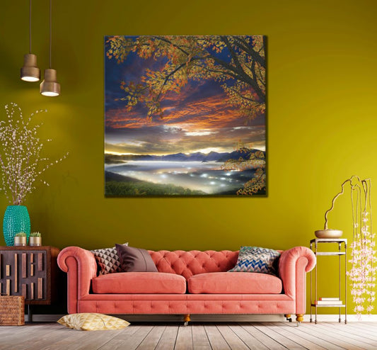 Square Canvas Nature Landscape Scenery Photograph High Quality Print 100% Australian Made