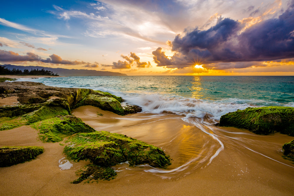 Beach Sunset View Photograph Print 100% Australian Made