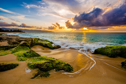 Beach Sunset View Photograph Print 100% Australian Made