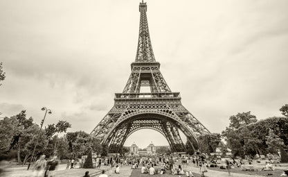 Eiffel Tower Black & White Photograph Print 100% Australian Made