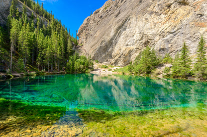 Grassi Lake Canada Stunning View Print 100% Australian Made