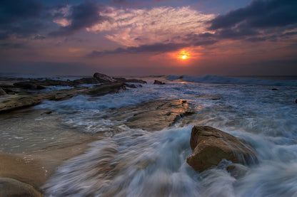 Beach Sunset Photograph Print 100% Australian Made