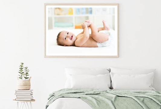Cute Baby Closeup Photograph Home Decor Premium Quality Poster Print Choose Your Sizes