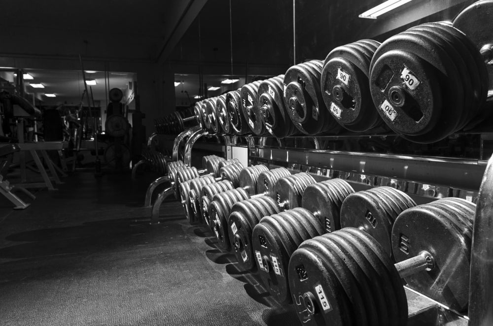 Gym Equipments B&W Photograph Print 100% Australian Made