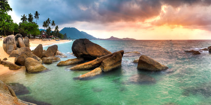 Beach with Rocks Photograph Print 100% Australian Made