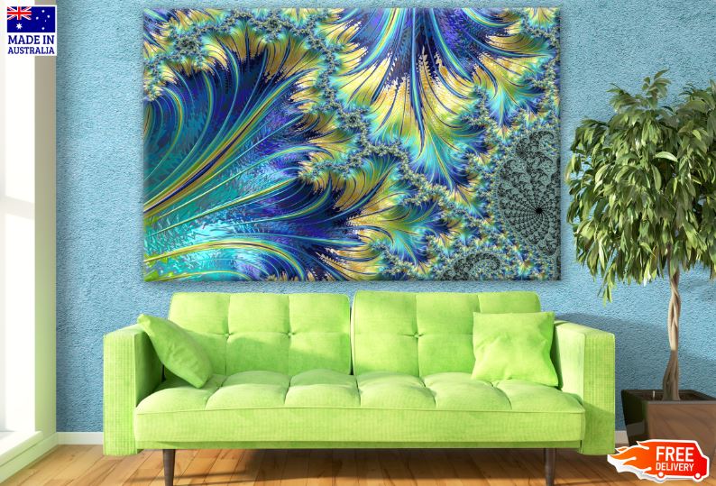 Colorful Abstract Design Print 100% Australian Made