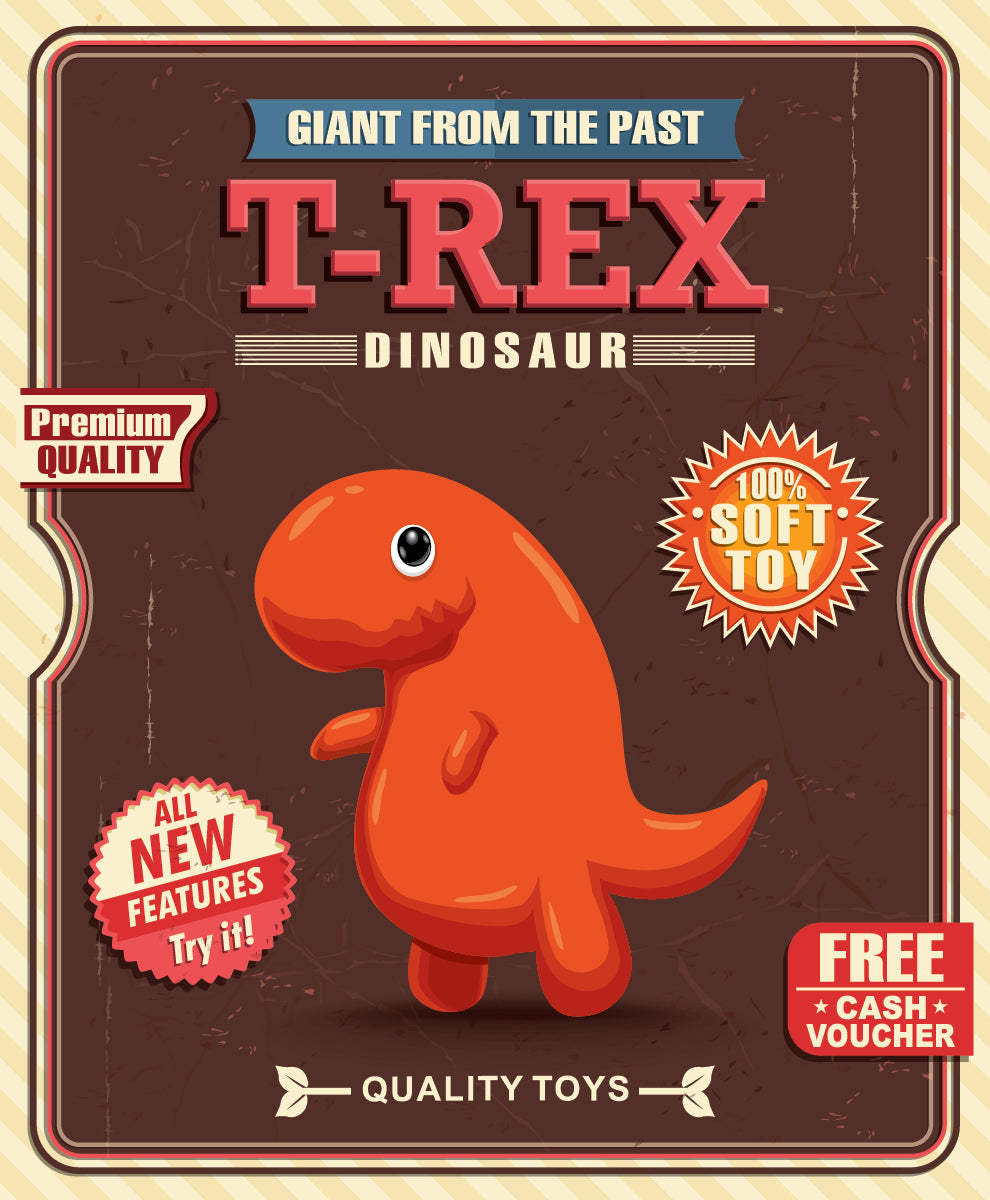 Dinosaur Poster Print 100% Australian Made