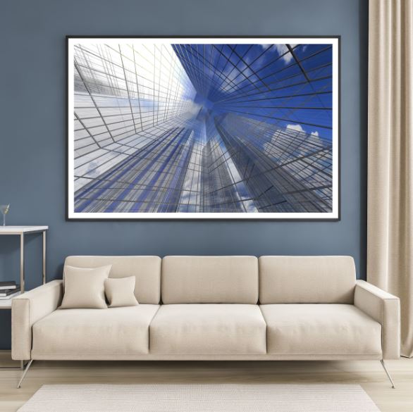 Glass Buildings Photograph Home Decor Premium Quality Poster Print Choose Your Sizes