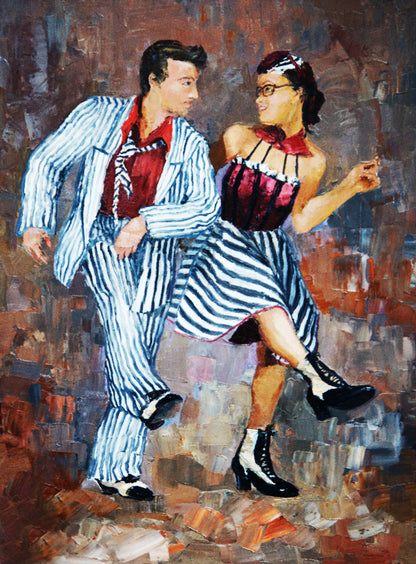 Dancing Couple Painting Print 100% Australian Made