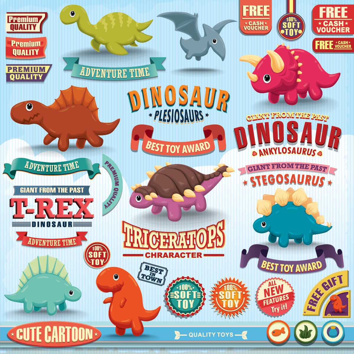 Dinosaur Kid Poster Print 100% Australian Made