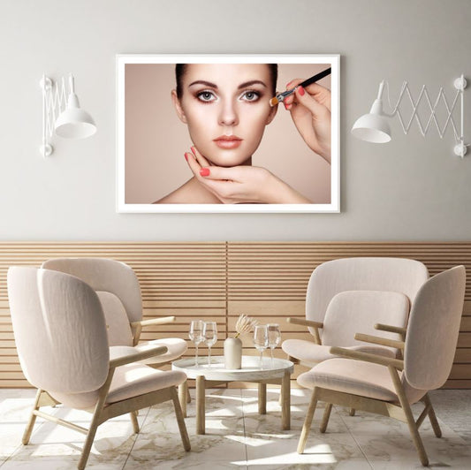 Girl Face Makeup Photograph Home Decor Premium Quality Poster Print Choose Your Sizes