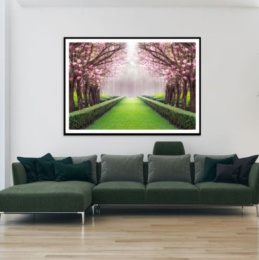 Blossom Tree Park Photograph Home Decor Premium Quality Poster Print Choose Your Sizes