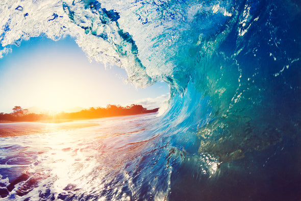 Beach Wave Crashing Photograph Print 100% Australian Made