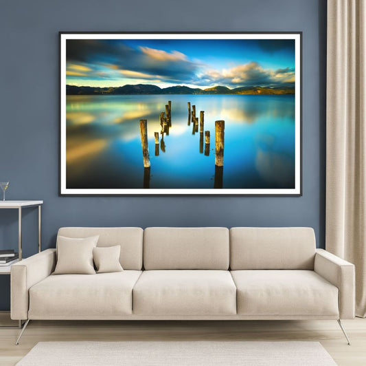 Stunning River Scenery Photograph Home Decor Premium Quality Poster Print Choose Your Sizes