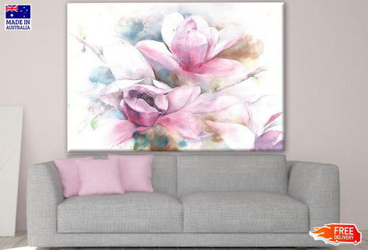 Colorful Floral Watercolor Painting Print 100% Australian Made