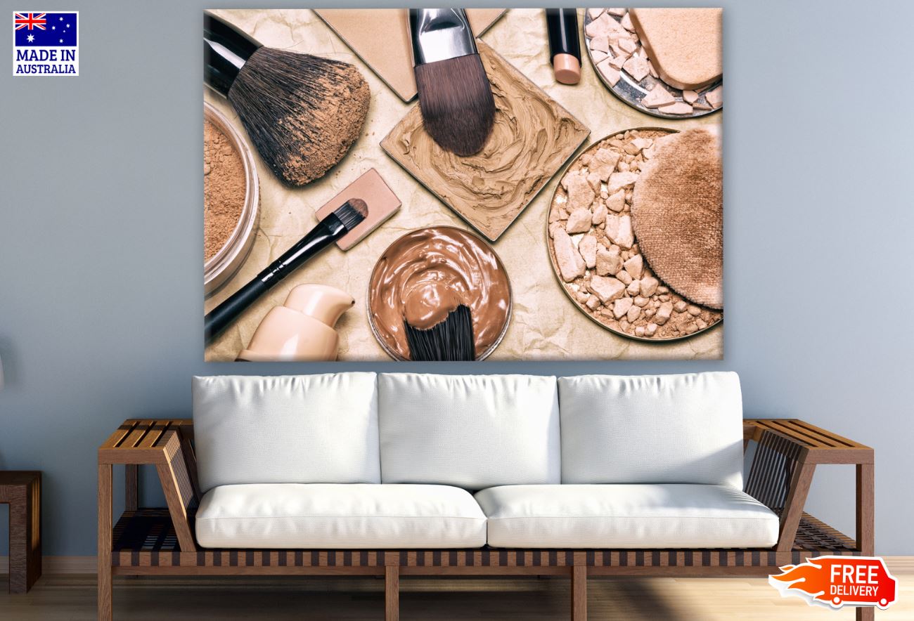 Makup & Brushes Aerial Photograph Print 100% Australian Made