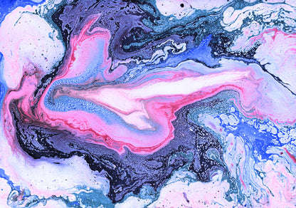 Abstract Marble Waves Design Print 100% Australian Made