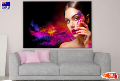 Girl with Makeup Face Photograph Print 100% Australian Made