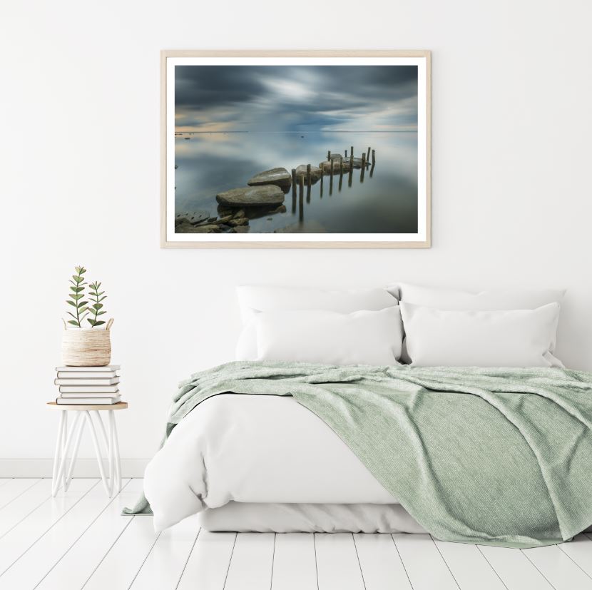 Stunning Lake Scenery Photograph Home Decor Premium Quality Poster Print Choose Your Sizes