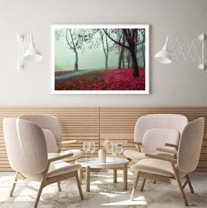 Autumn Forest Scenery Photograph Home Decor Premium Quality Poster Print Choose Your Sizes