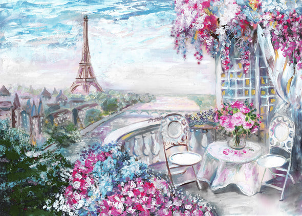 Beautiful painting Paris France Print 100% Australian Made