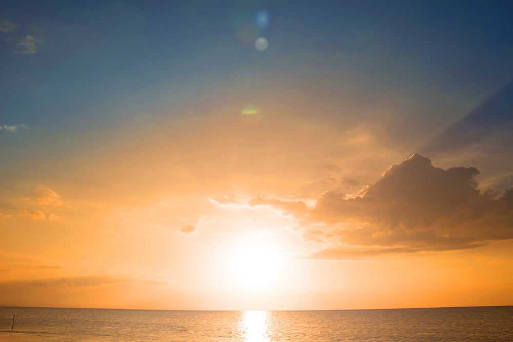 Sunset At Beach Photograph Print 100% Australian Made