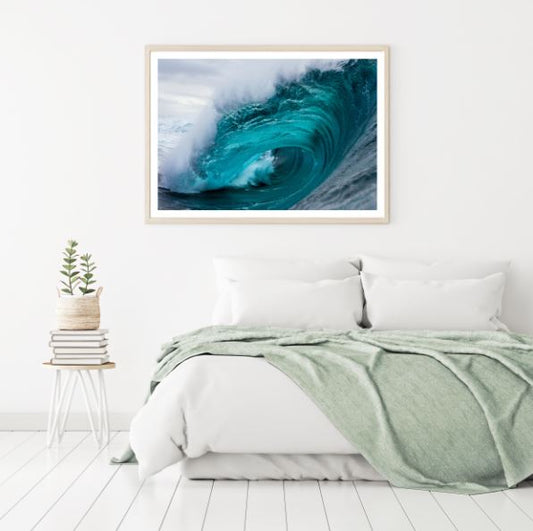 Sea Wave Crashing Photograph Home Decor Premium Quality Poster Print Choose Your Sizes