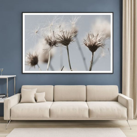 Dandelion Flowers Photograph Home Decor Premium Quality Poster Print Choose Your Sizes