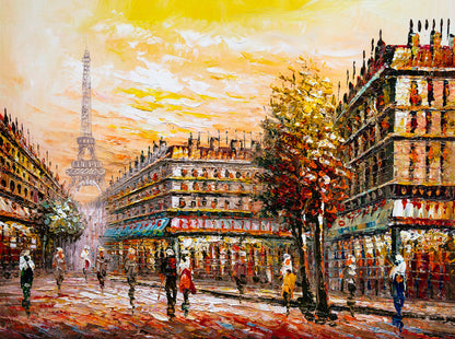 Beautiful painting Paris France Print 100% Australian Made