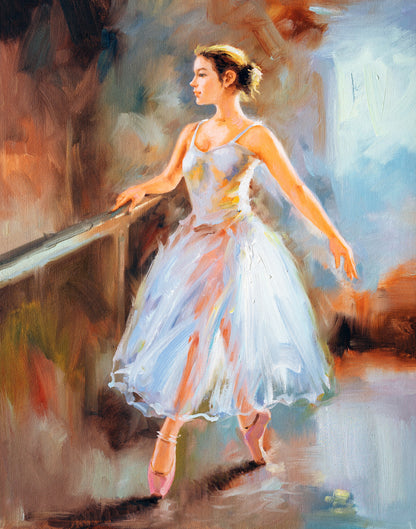 Ballet Girl Painting Print 100% Australian Made