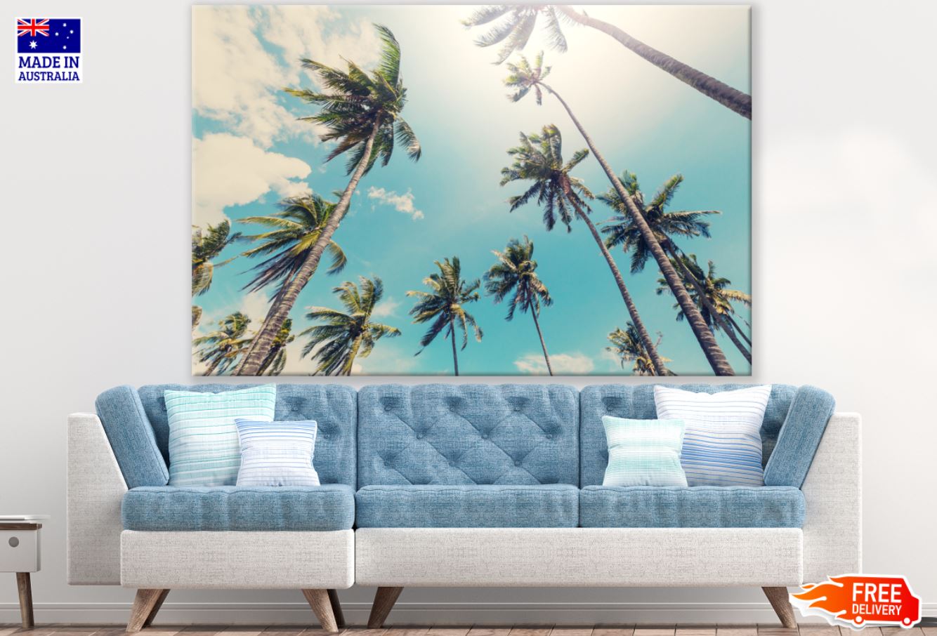 Palm Tree Scenery Photograph Print 100% Australian Made