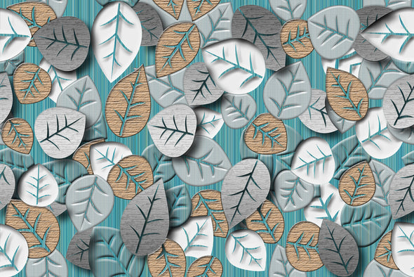 Abstract Leaves Fractal Design Print 100% Australian Made