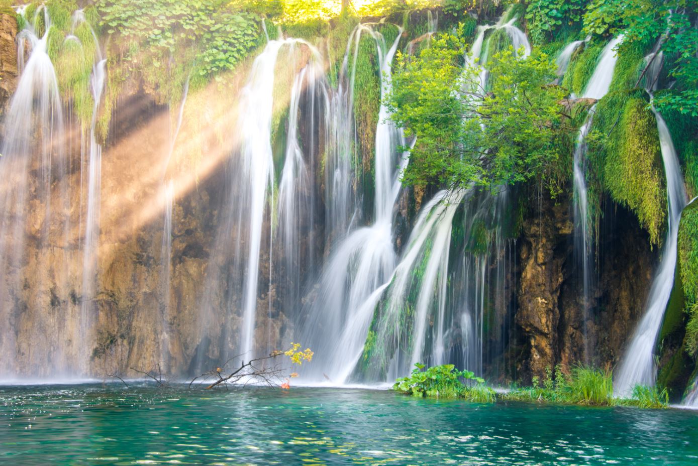 Waterfall in Forest Photograph Print 100% Australian Made