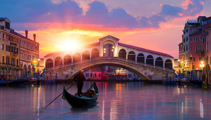 Rialto Bridge in Venice, Italy Print 100% Australian Made