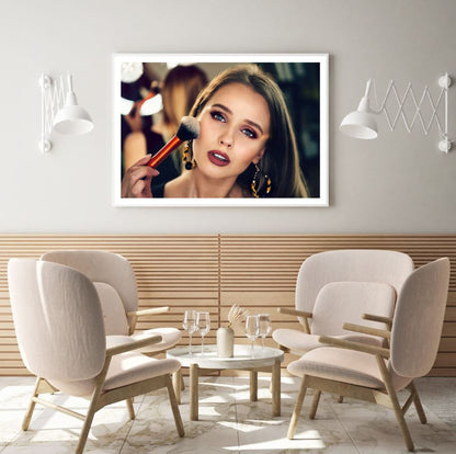 Fashion Girl with Makeup Portrait Home Decor Premium Quality Poster Print Choose Your Sizes