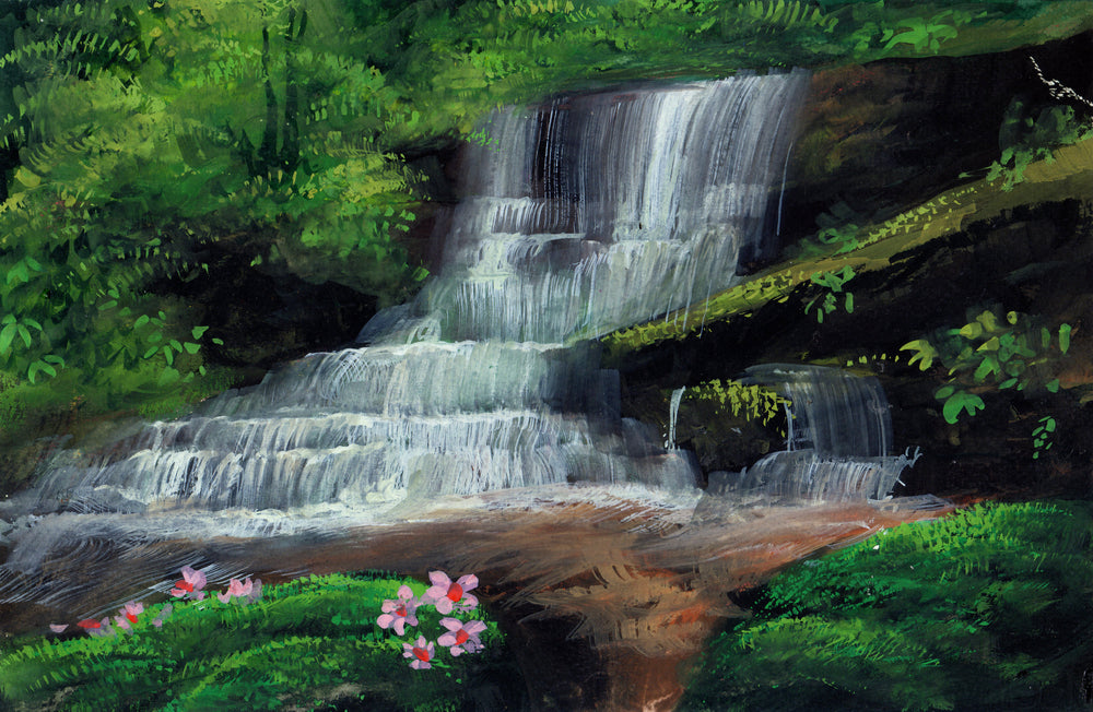 Waterfall Painting Print 100% Australian Made