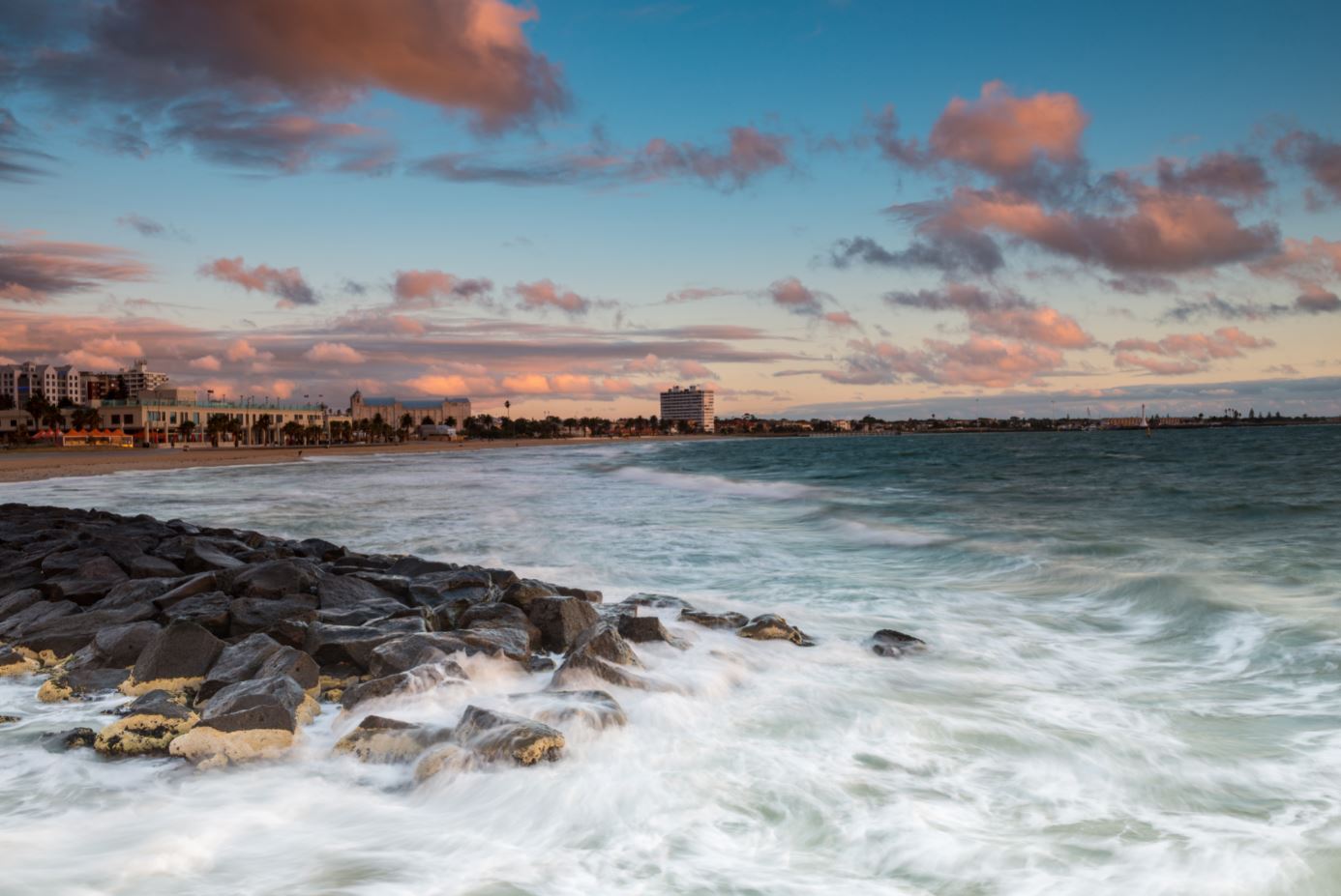 Beach & City View Photograph Print 100% Australian Made