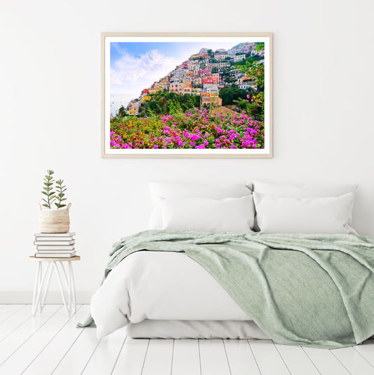 Colorful City Buildings Scenery Photograph Home Decor Premium Quality Poster Print Choose Your Sizes