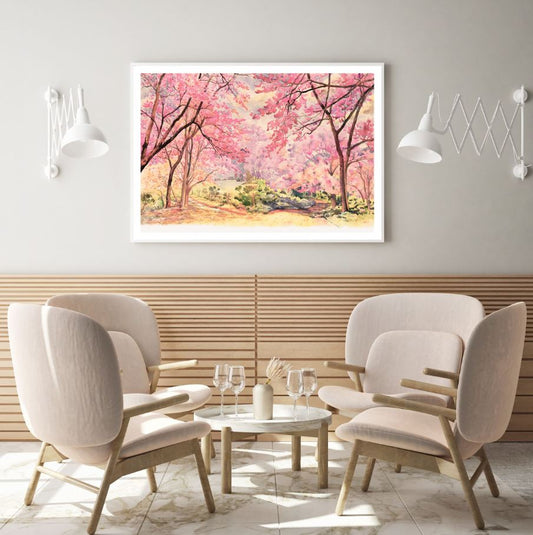 Forest Watercolor Painting Home Decor Premium Quality Poster Print Choose Your Sizes
