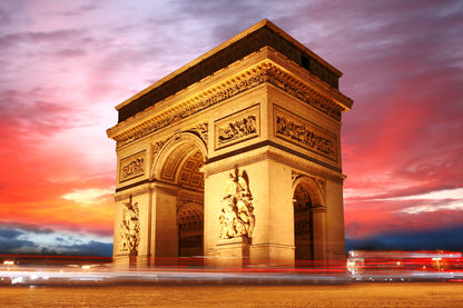 Arc de Triomphe Monument in France Print 100% Australian Made