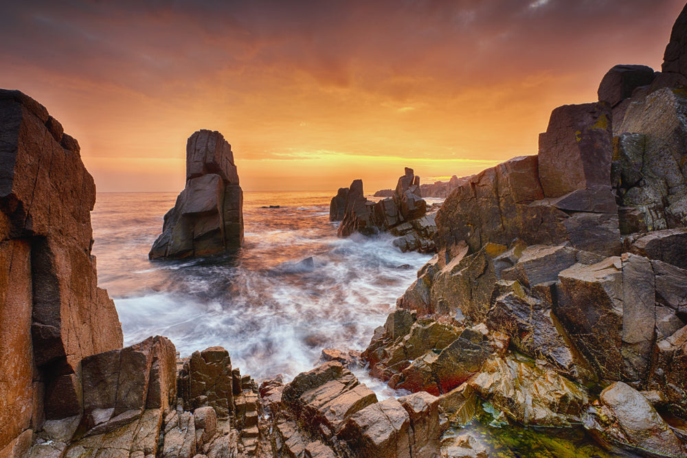 Magnificent Sunrise at Bulgaria Beach Photograph Print 100% Australian Made