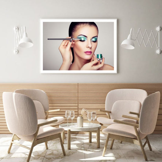 Girl Face Makeup Photograph Home Decor Premium Quality Poster Print Choose Your Sizes
