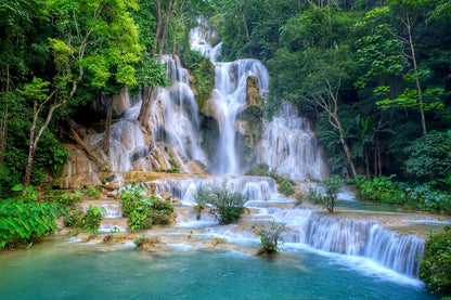 Stunning Waterfall in Forest Photograph Print 100% Australian Made