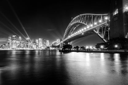 Sydney Harbour Bridge B&W Photograph Print 100% Australian Made