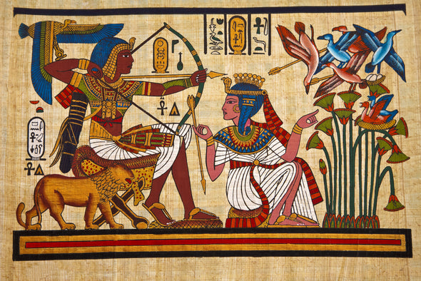 Antique Egyptian Painting Print 100% Australian Made