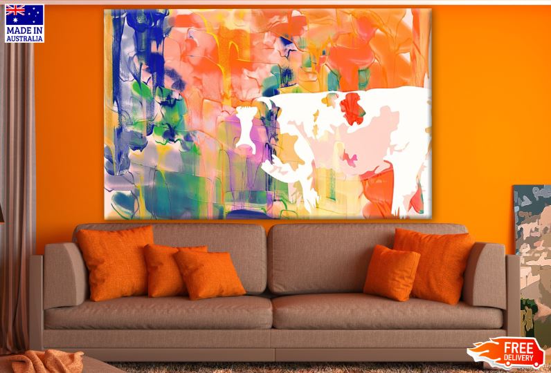 Colorful Abstract Watercolor Design Print 100% Australian Made